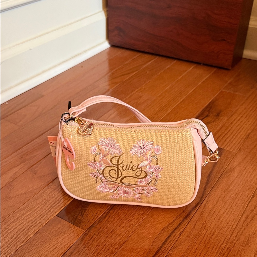 Juicy Couture Gold and Pink Clutch